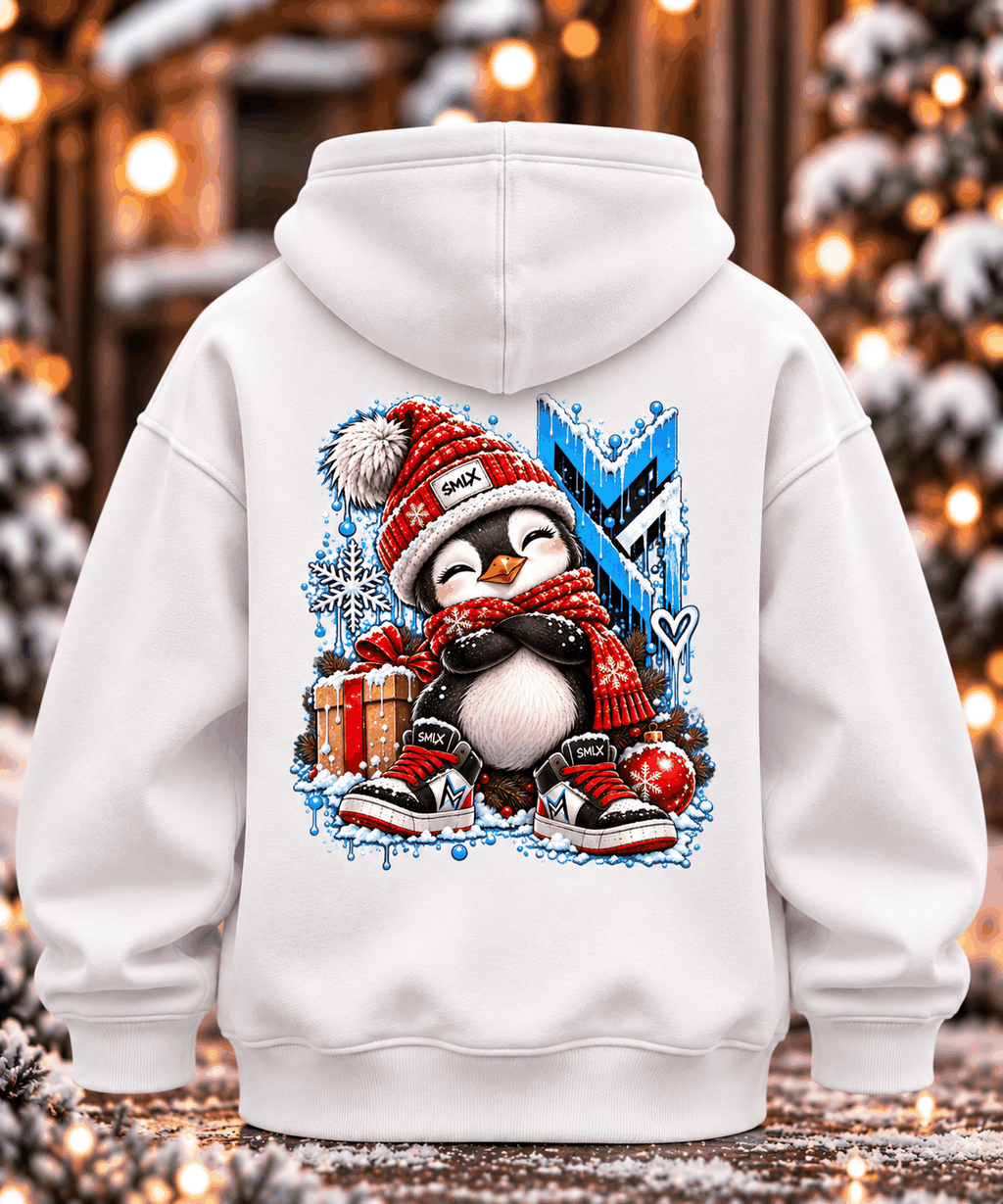 Frosty Penguin Hoodie l SMALEMEX