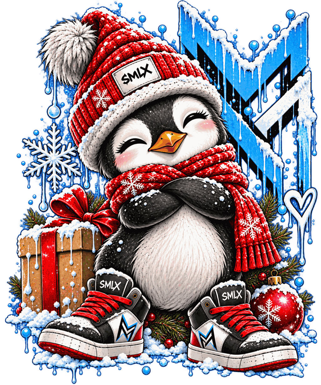 Frosty Penguin Hoodie l SMALEMEX