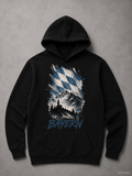 Schwarzer Bayern Hoodie von SMALEMEX mit modernem Streetwear Design