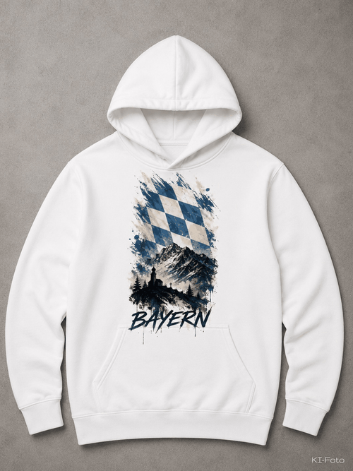 Bayern Hoodie von SMALEMEX mit hochwertigem Motiv im Streetwear Look
