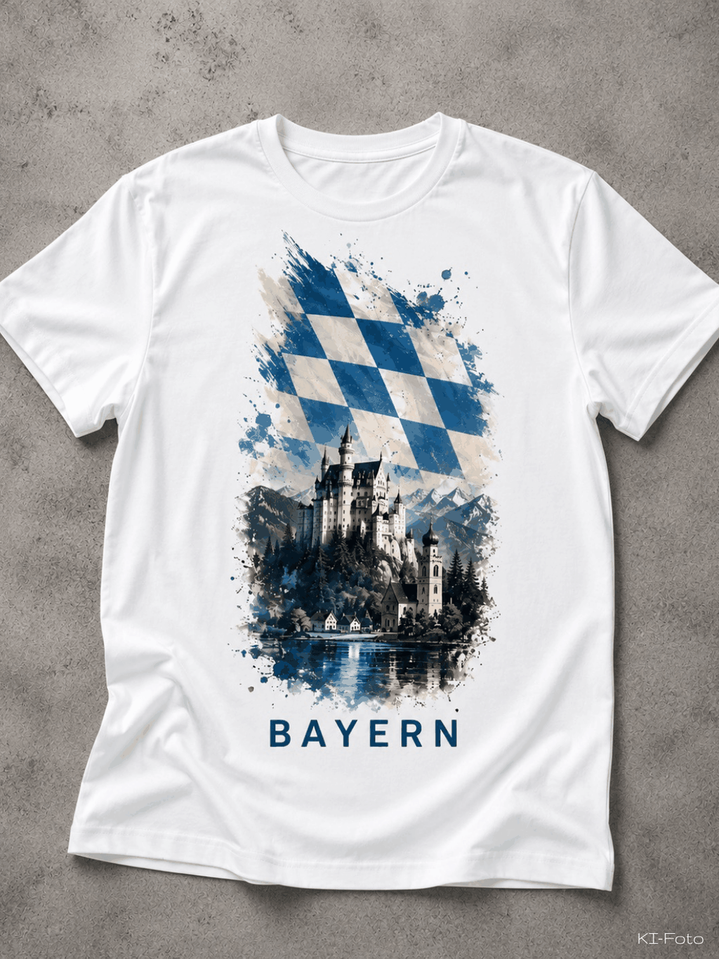 Weißes Bayern Liebe T-Shirt von SMALEMEX