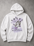 Weißer Destiny Hoodie von SMALEMEX mit Streetwear-Design