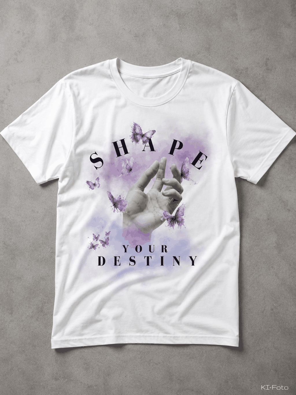 Destiny T-Shirt von SMALEMEX in Weiß