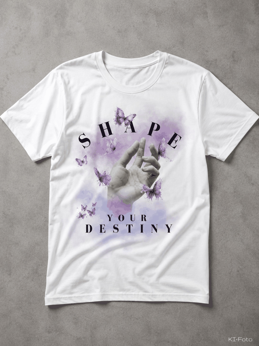 Destiny T-Shirt von SMALEMEX in Weiß