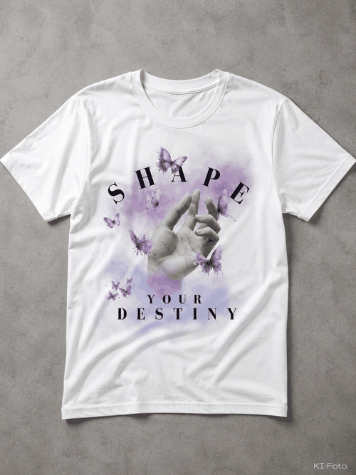 Destiny T-Shirt von SMALEMEX in Weiß