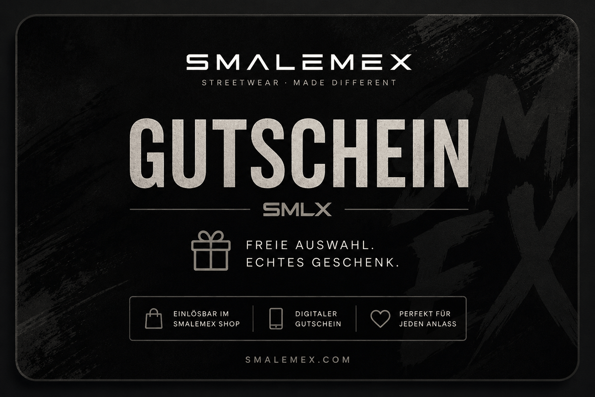 Digitaler SMALEMEX Gutschein als Geschenk mit individuellem Gutscheincode und flexiblen Werten für den Onlineshop