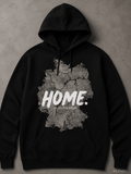 Home Hoodie von SMALEMEX mit charakteristischem Home-Design und modernem Streetwear-Look