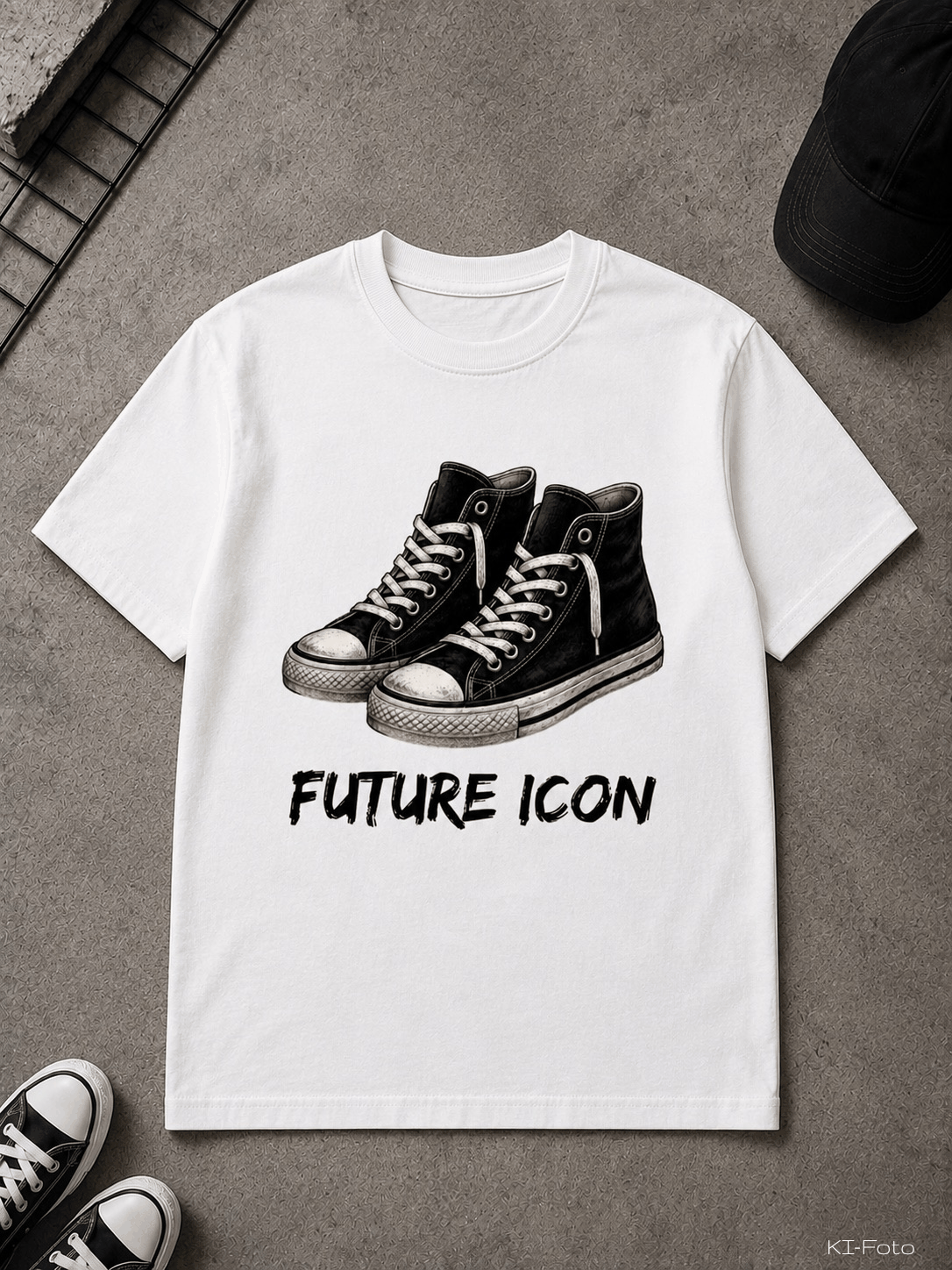 Icon Kinder T-Shirt weiß von SMALEMEX