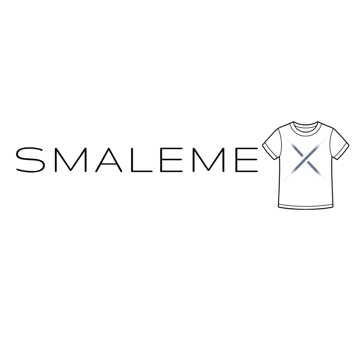SMALEMEX T-Shirt weiß mit Logo