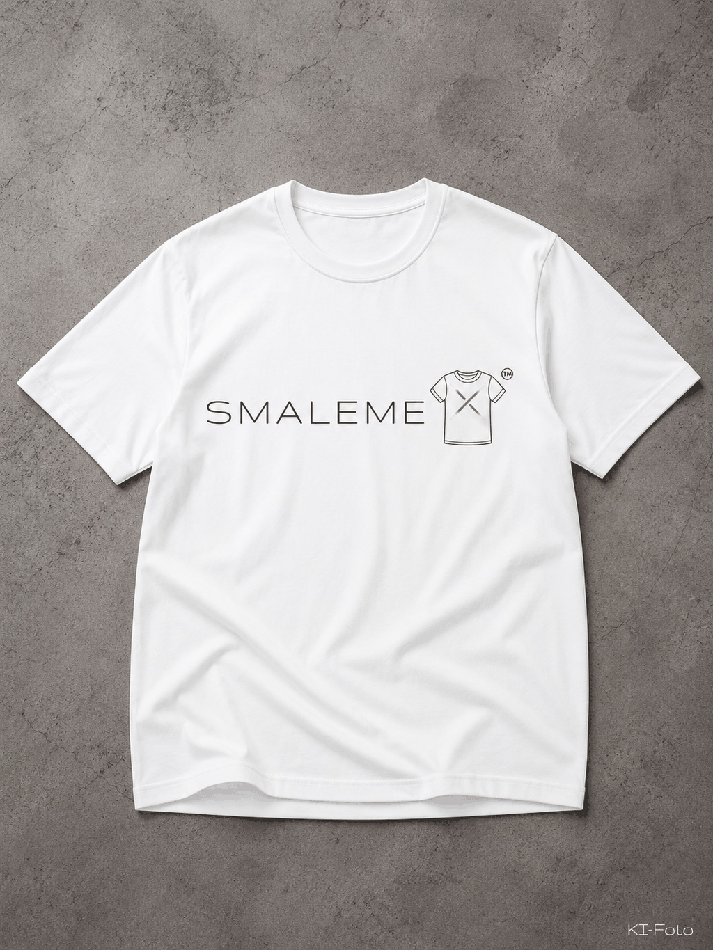 SMALEMEX T-Shirt in Weiß mit Streetwear Design