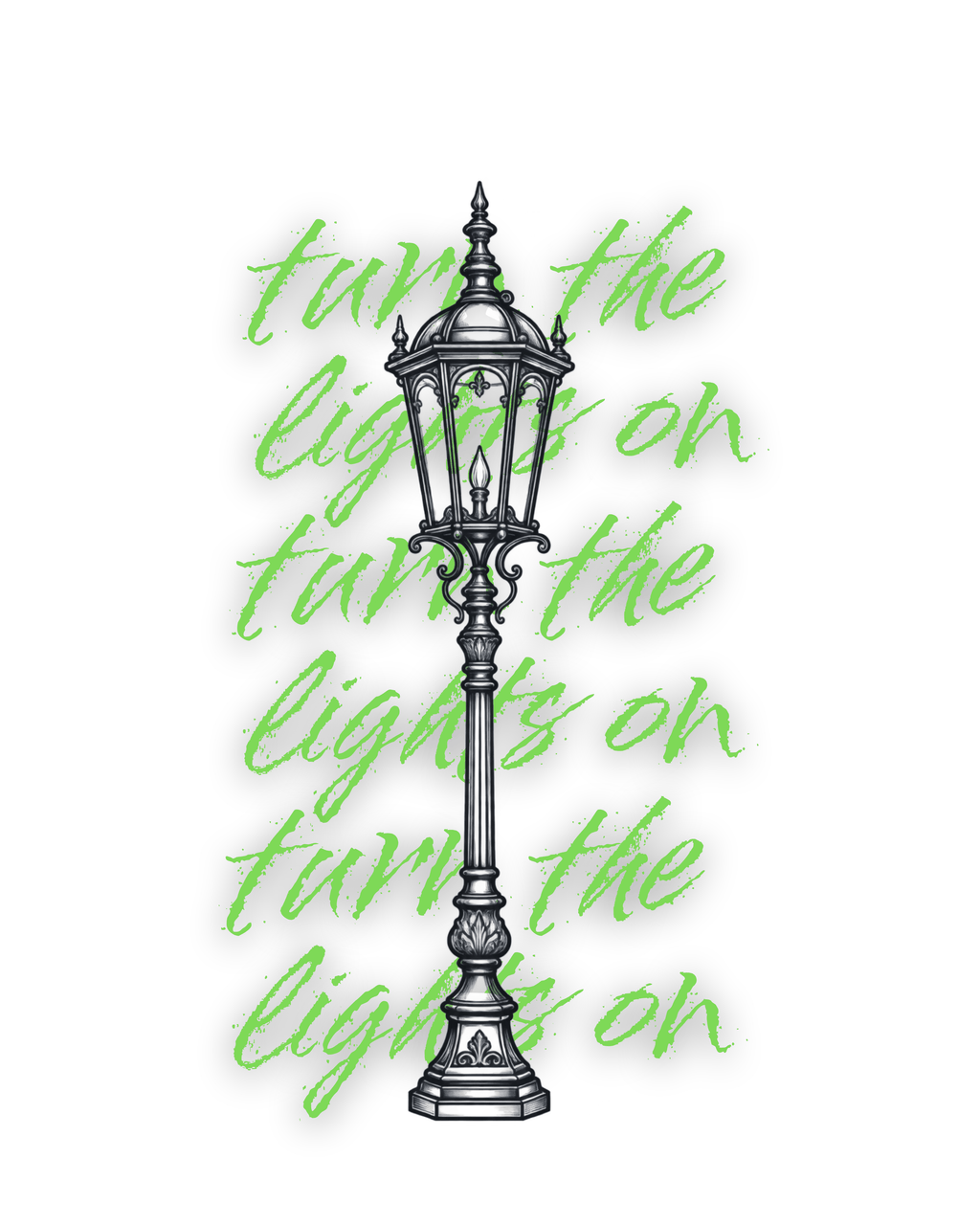 Turn the Lights On T-Shirt Design | SMALEMEX
