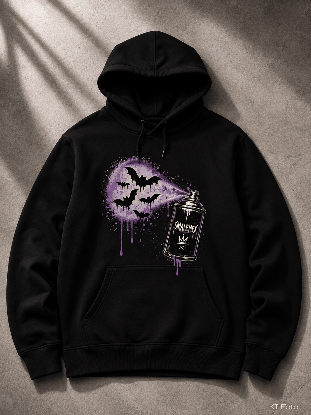 Vampi Hoodie von SMALEMEX mit markantem Vampi-Design und modernem Streetwear-Look
