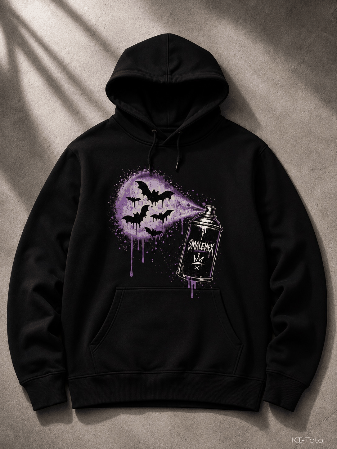 Vampi Hoodie von SMALEMEX mit markantem Vampi-Design und modernem Streetwear-Look